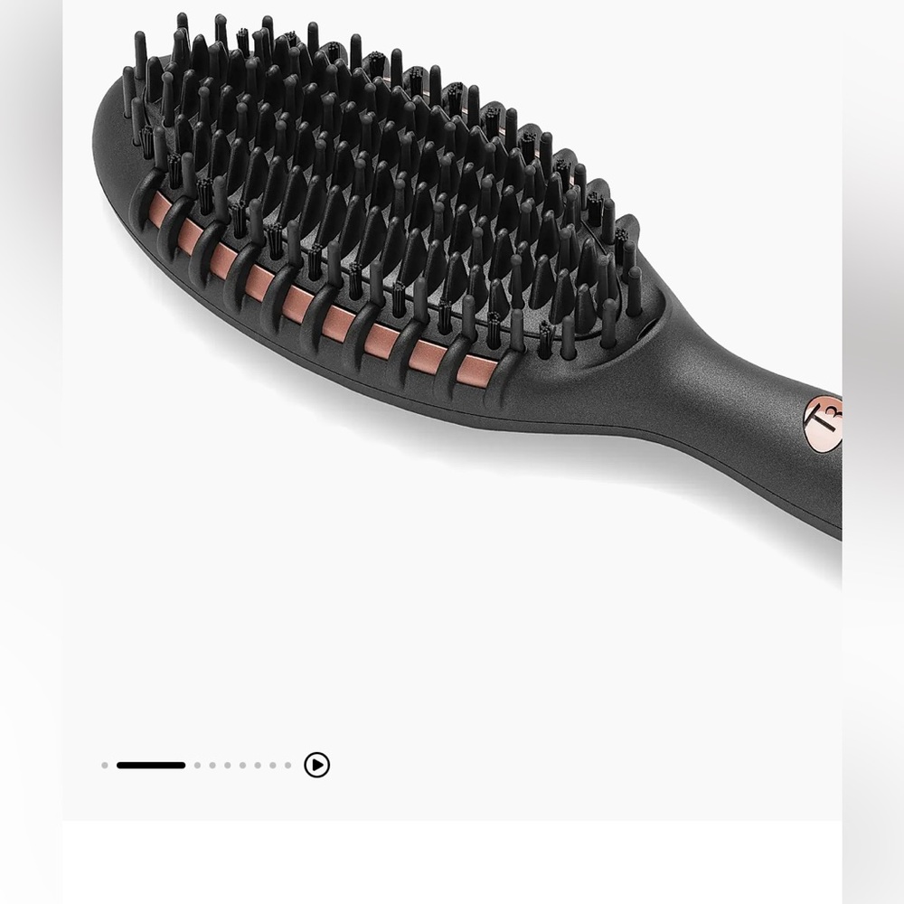 T3 Edge Heating and Styling Brush-Graphite and Rose Gold